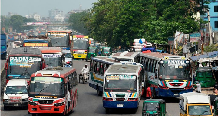 যাত্রীবাহী সব গাড়ি বন্ধ, ৬ ঘণ্টা খোলা থাকবে বাজার